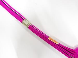 アンティーク　未使用品　正絹　帯留用手組み三分紐